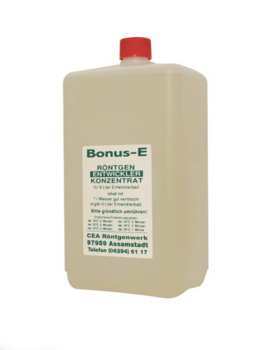 Bonus E 3 Liter Entwicklerkonzentrat für 13,5 L